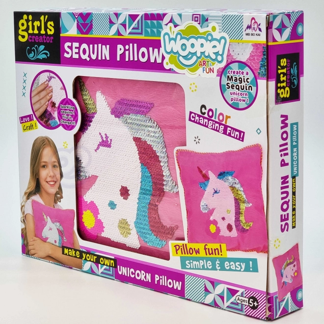 Kreativset Kissen Dekorieren Einhorn