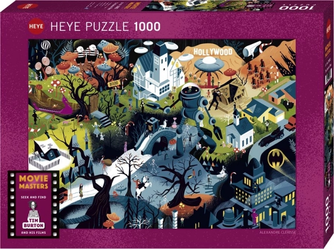 Heye Puzzle Movie Masters: Filme von Tim Burton 1000 Teile