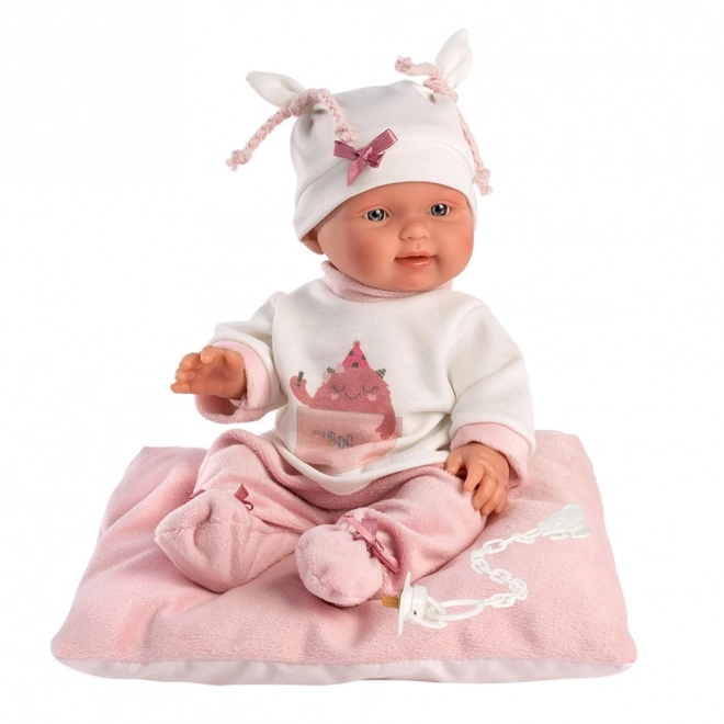 Llorens Neugeborenes Mädchen - Realistische Baby-Puppe mit Ganzkörper-Vinyl - 26 cm