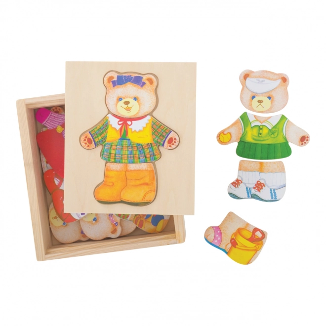 Bigjigs Toys Anziehpuzzle Frau Bär