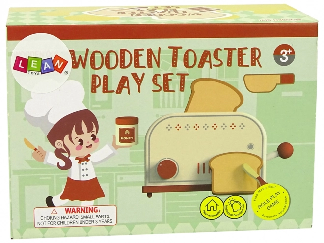 Holz-Toaster Frühstückszubehör für Kinder