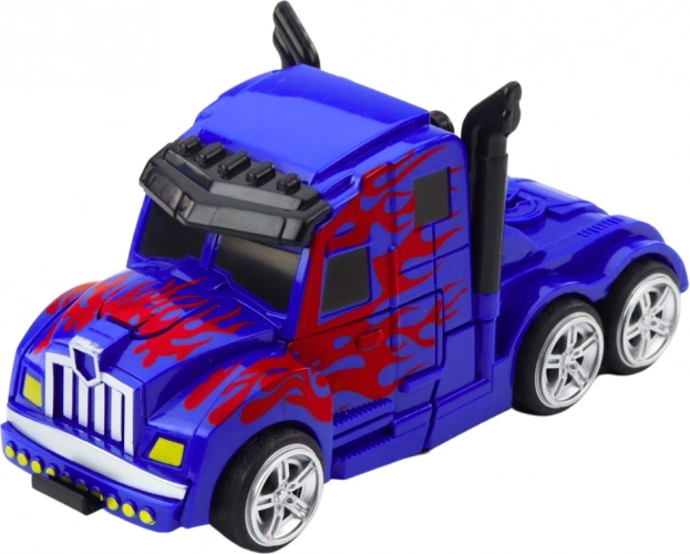 LKW-Roboter 2-in-1 blau mit Antrieb