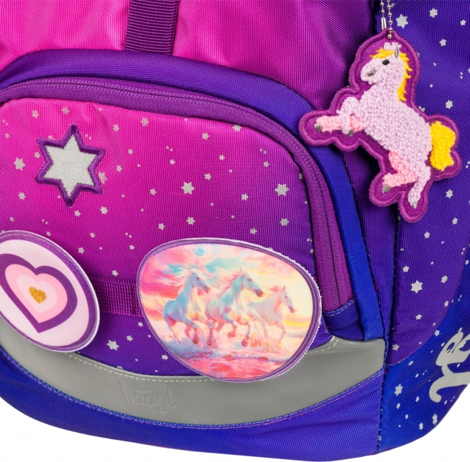 Schulrucksack Airy Pferde Herz
