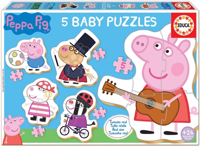 Educa Baby Puzzle Peppa Wutz Set