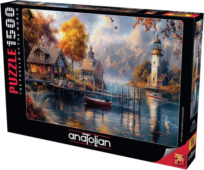 Puzzle Herbst am See 1500 Teile