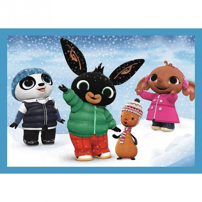 TREFL Puzzle Bing: Jahreszeiten 4-in-1 Set