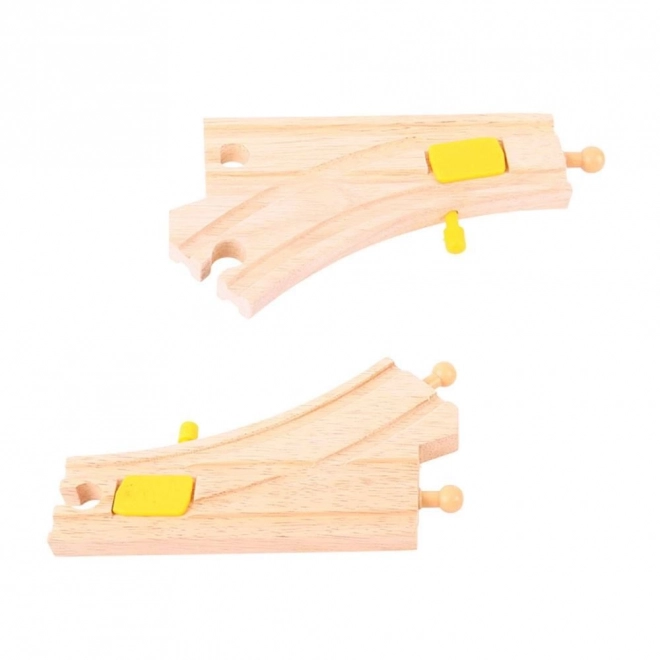 Bigjigs Rail Weiche Set 2 Stück