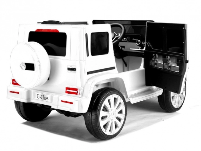 Elektrisches Kinderauto Mercedes G500 Weiß