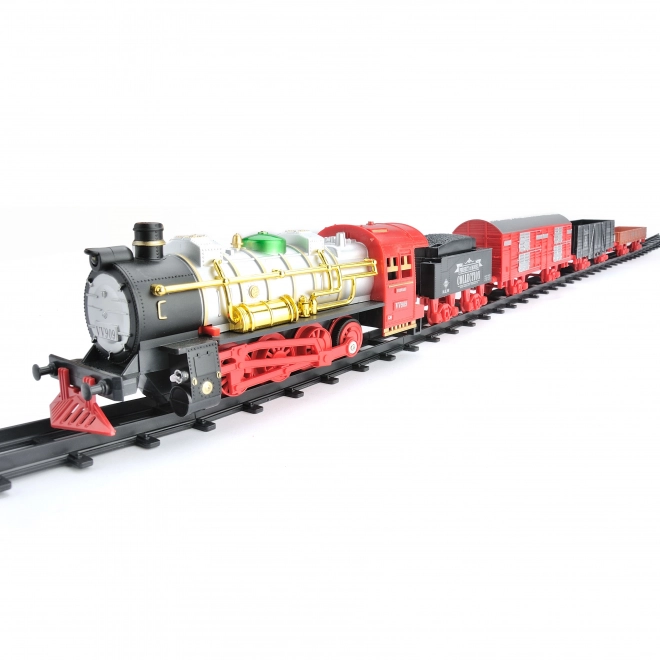 Klassische Elektrische Eisenbahn mit Geräusch und Licht