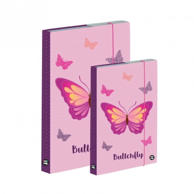 Box für A4- und A5-Hefte Schmetterling