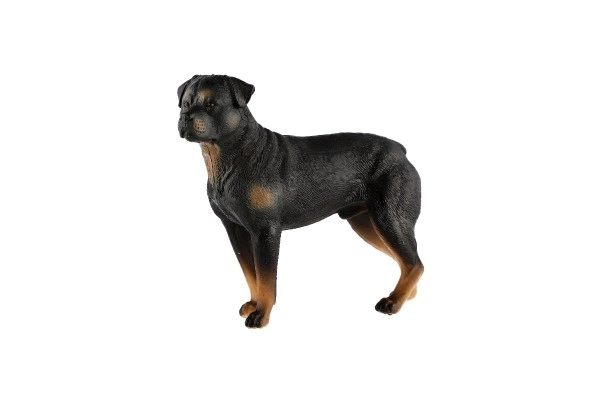 Rottweiler Hundespielzeug aus Kunststoff 8 cm