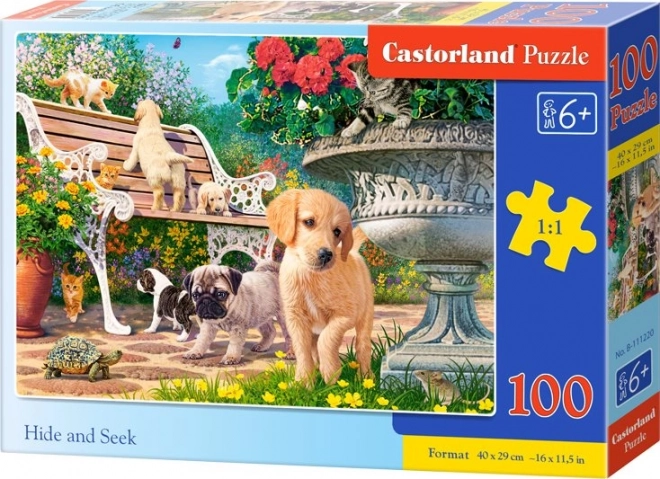 Puzzle Verstecken und Suchen 100 Teile