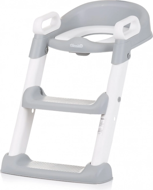 Chipolino Toilettensitz mit Leiter Skippy Grau