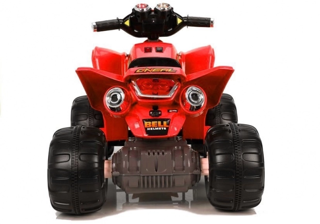 Akku-Quad mit großen Rädern Rot