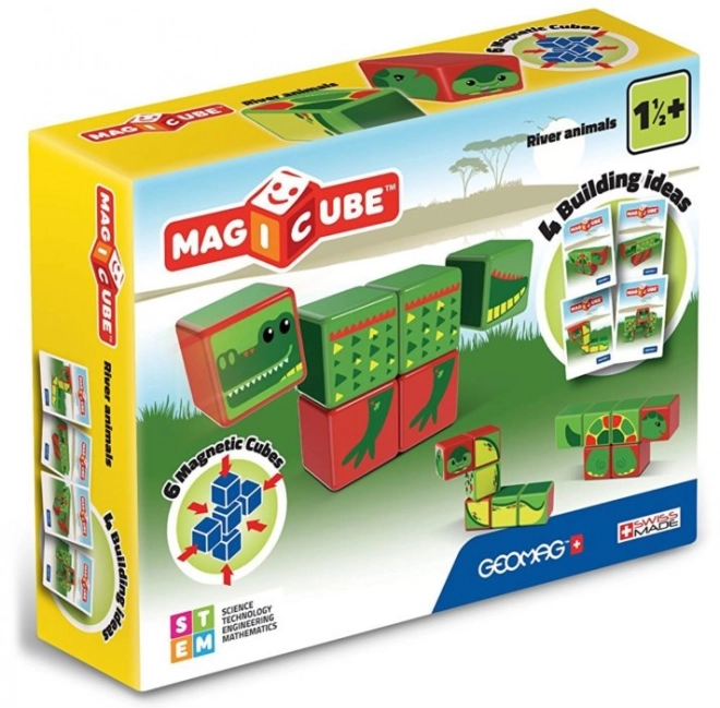 Geomag Magnetische Würfel Magicube Reptilien und Amphibien