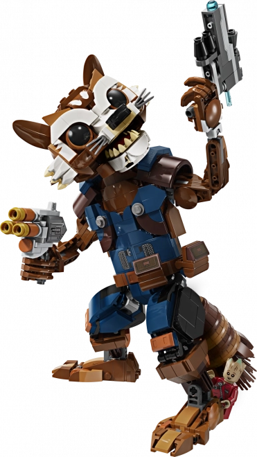 Lego Marvel Rocket und Baby Groot Bausatz