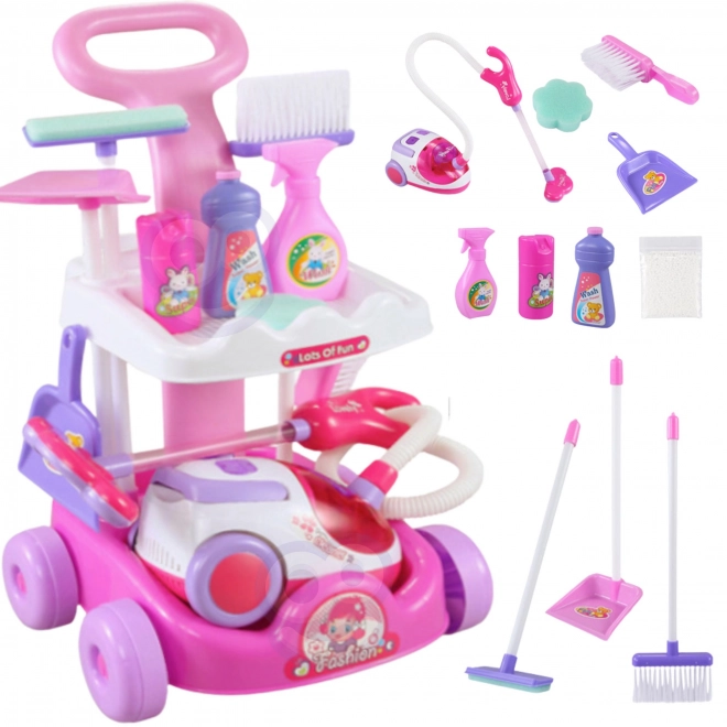 Woopie Reinigung Set mit Staubsauger und Zubehör