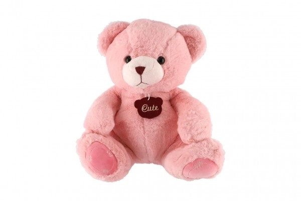 Sitzender Plüschbär Rosa 40cm