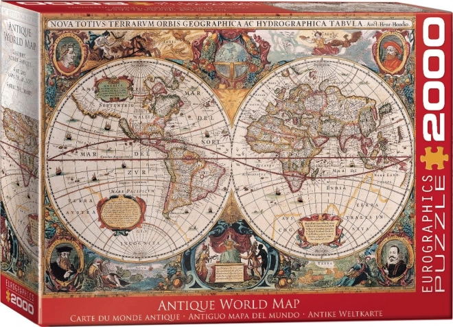 Eurographics Puzzle Antike Weltkarte 2000 Teile