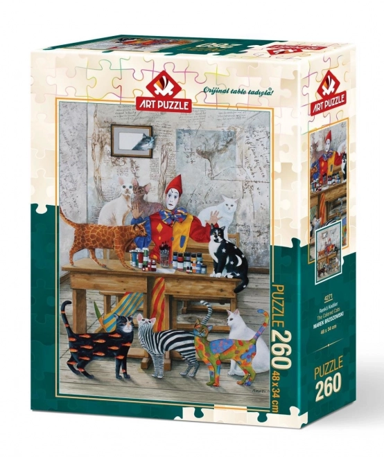 Bunte Katzen Puzzle 260 Teile