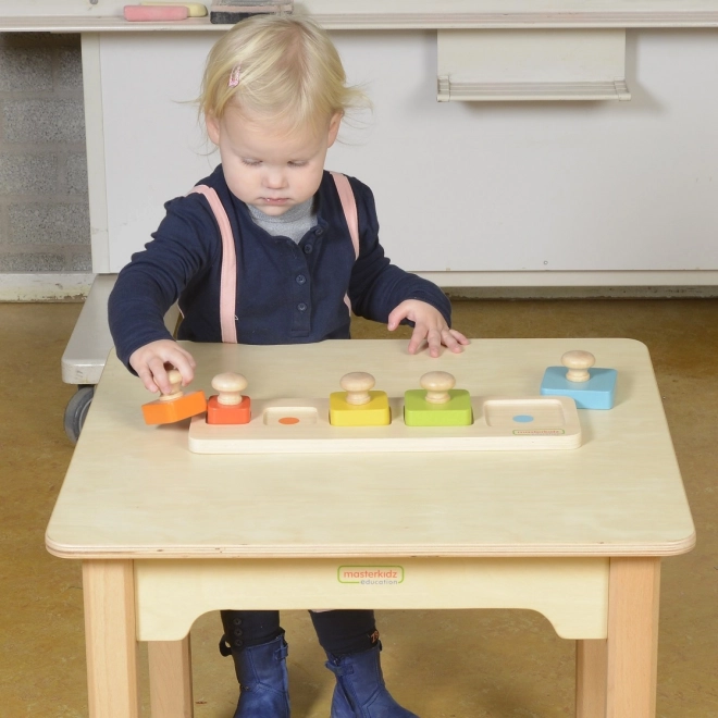 Masterkidz Montessori Puzzle Größen und Farben Lernen