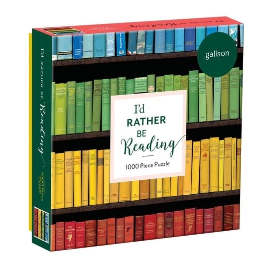Galison-Puzzle Ich würde lieber lesen 1000 Teile