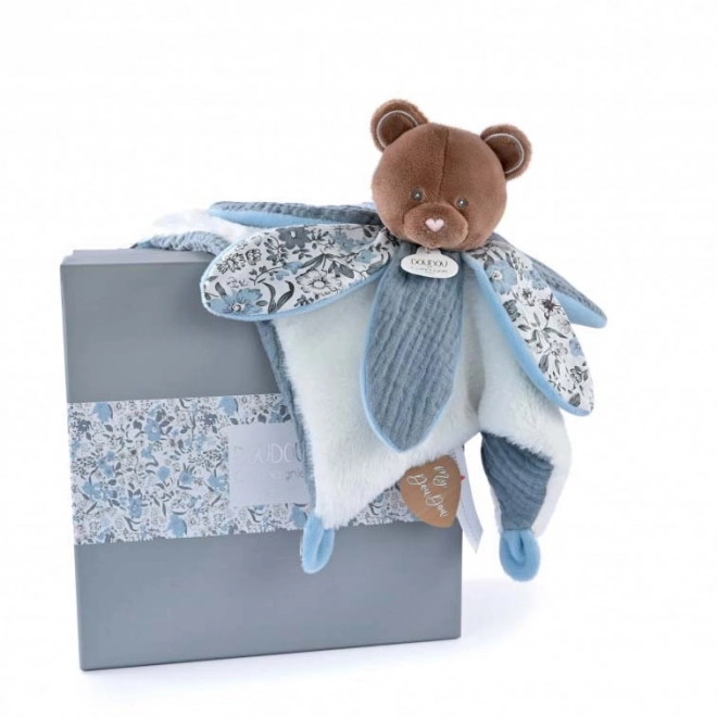 Doudou Geschenkbox - Plüsch Teddy Schmusetuch