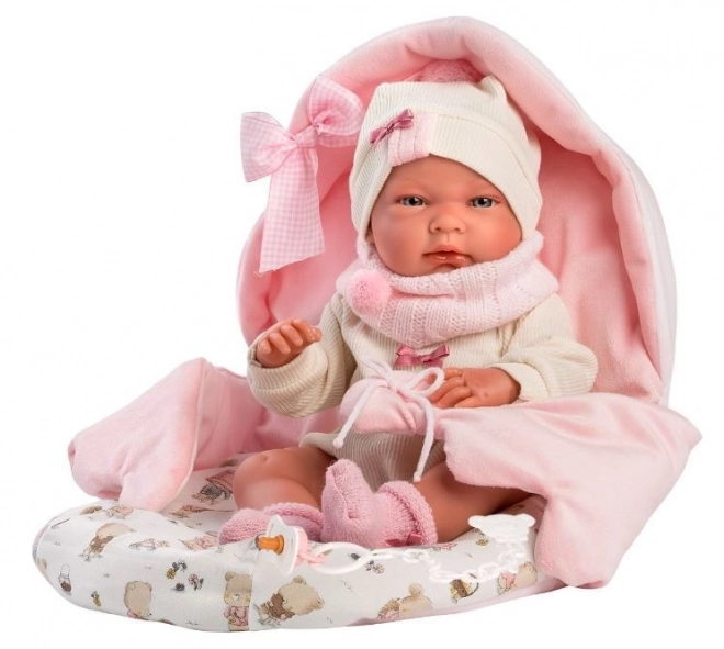 Llorens New Born Puppe - Realistisches Baby Mit Vinylkörper - 40 cm