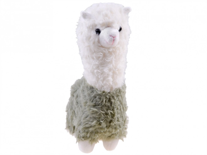 Flauschiges Lama Plüschtier 28cm – grün