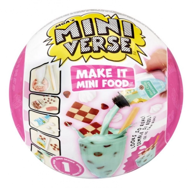 MGA Miniverse Pink Mini Food Snack