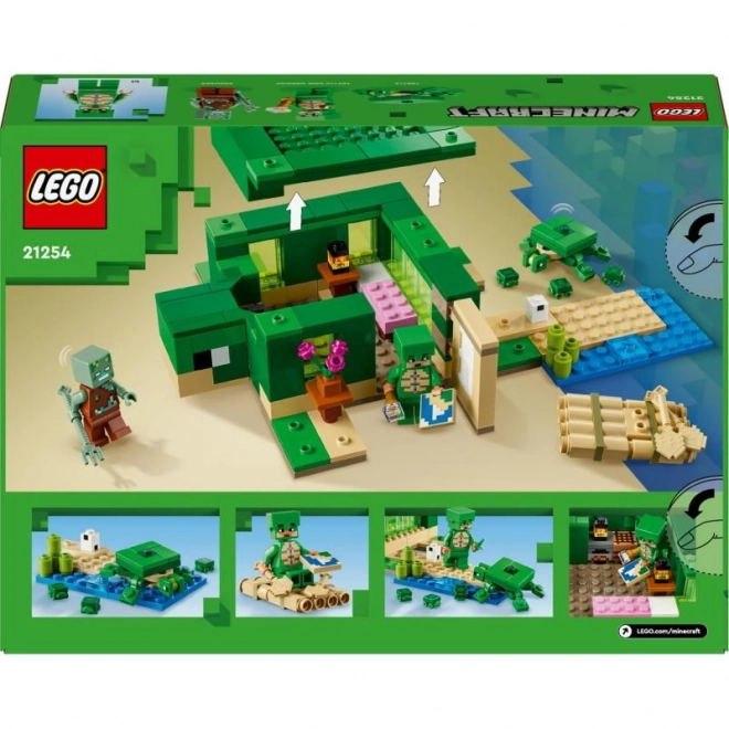 Lego Minecraft Schildkröten-Strandhaus