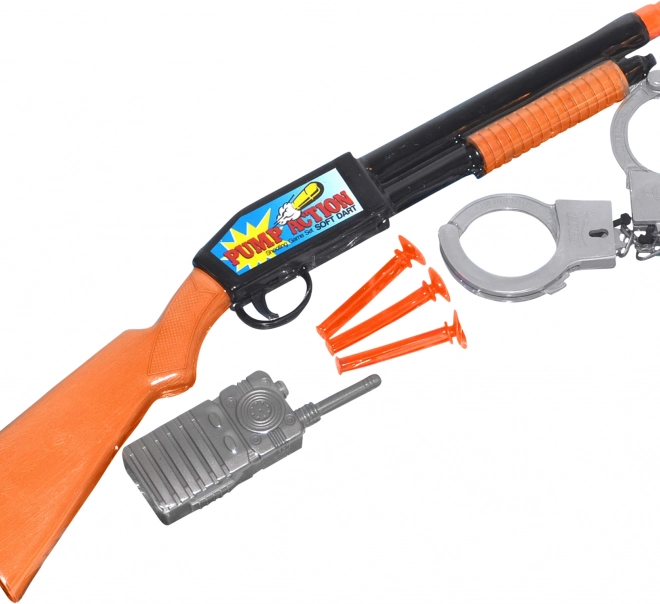 Polizei Spielzeug Gewehr Set mit Zubehör