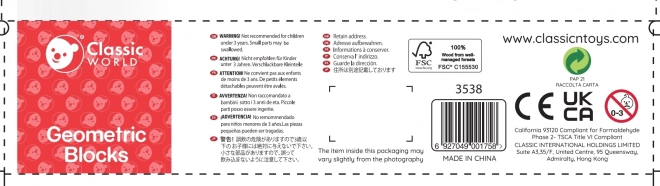 Lernspiel Formen und Zählen Montessori 5-in-1