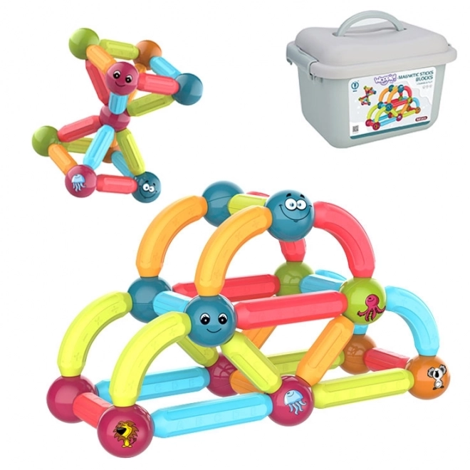 Magnetische Bauklötze Lernspielzeug Set 52 Teile