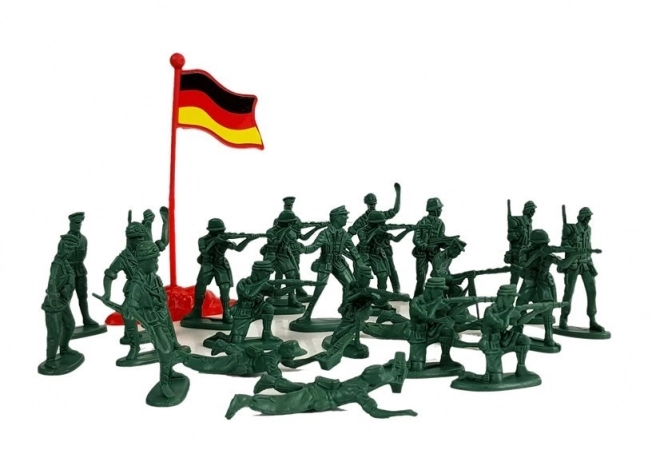 Großes Militär-Spielset mit Soldatenfiguren