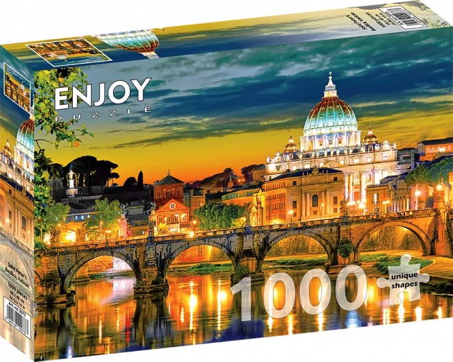 ENJOY Puzzle Basilika St. Peter, Vatikan 1000 Teile