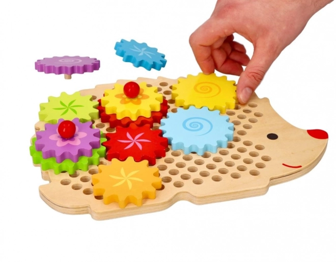 Lelin - Igel-Puzzle mit Zahnradmechanik