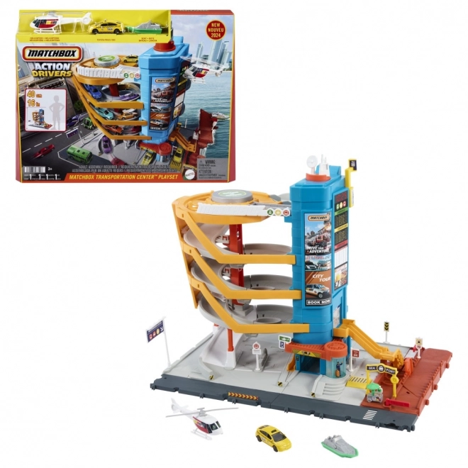 Action Drivers Parkhaus mit Fahrzeugen Set