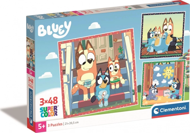 Clementoni Puzzle Bluey 3x48 Teile