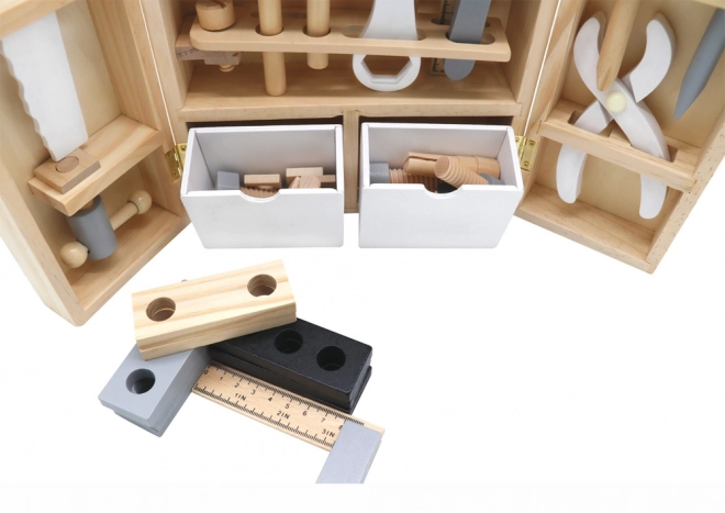 Werkzeugkoffer Holzwerkstatt Set für Kinder