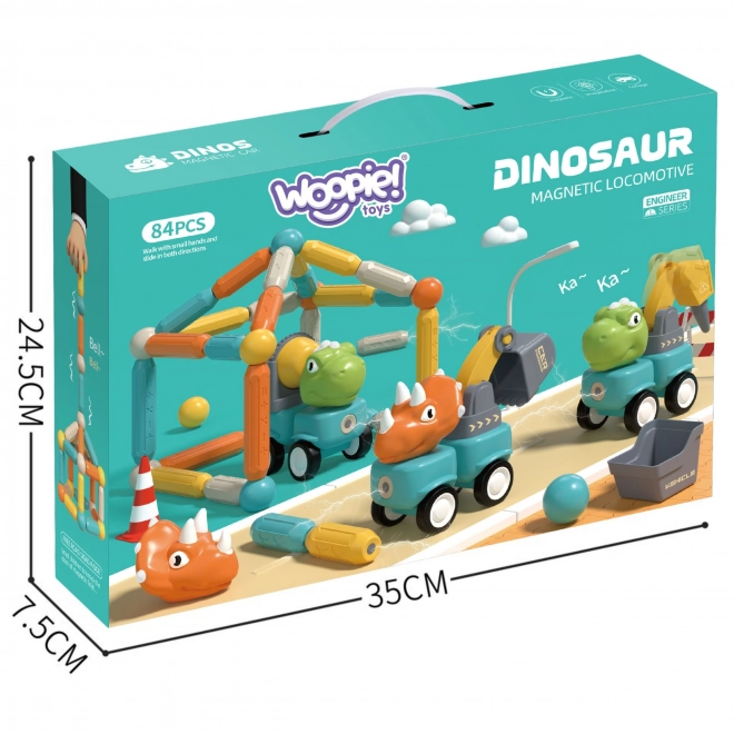 Magnetische Konstruktionsspielzeug Dinosaurier Set