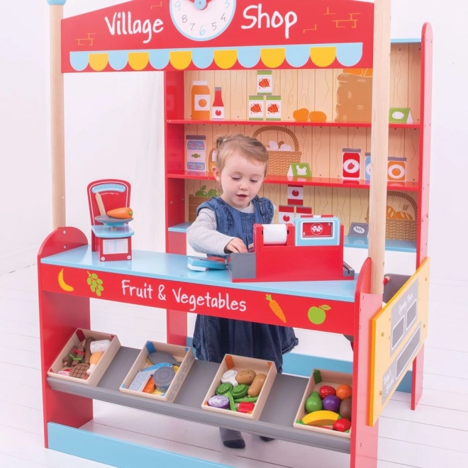 Bigjigs Toys Dorfkaufmannsladen