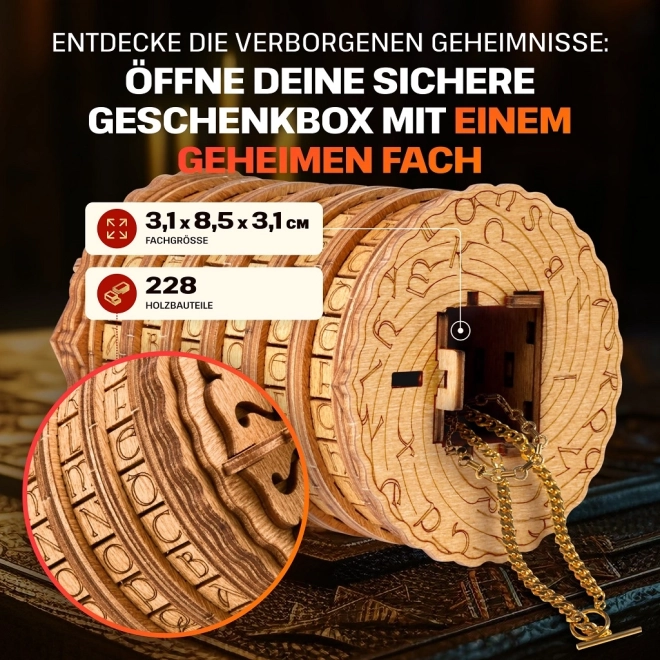 EscapeWelt Holzkryptex Rätselspiel