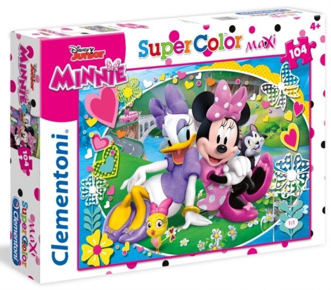 Clementoni Puzzle MINNIE und DAISY: Abenteuer MAXI 104 Teile