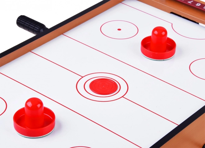 2-in-1 Tischfußball und Air Hockey Spiel