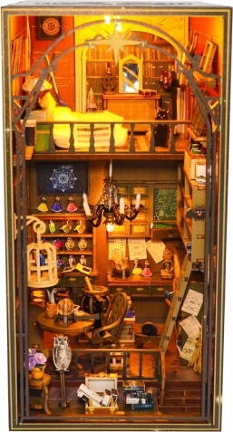 Buchstütze Hexenhaus von Mira