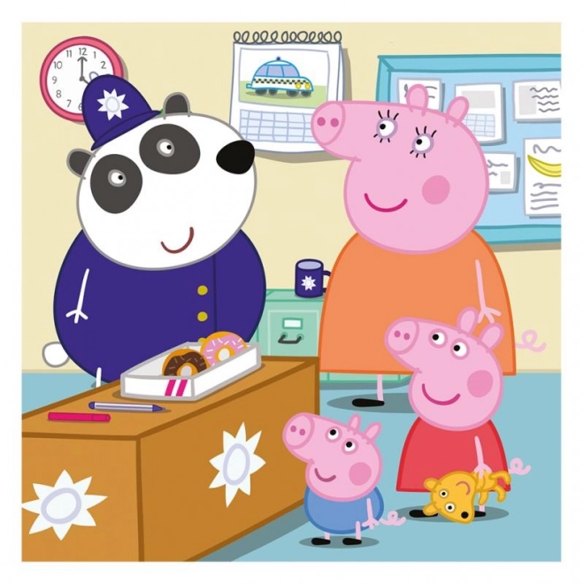 Puzzle Peppa Pig 3x55 Teile