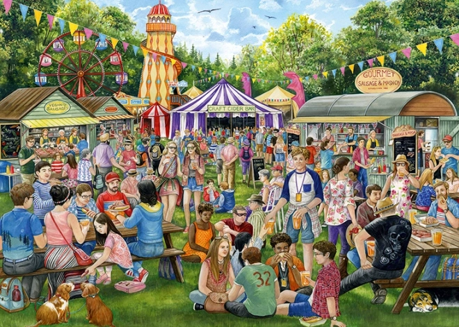 Falcon Puzzle Wurst- und Cider-Festival 1000 Teile