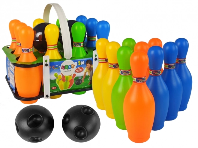 Farbiger Kinder-Bowling-Set