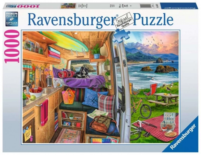 Puzzle 1000 Teile Camper Aussicht